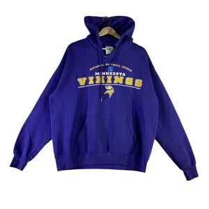 Vintage Lee NFL Football Vikings Minnesota Hoodie Large